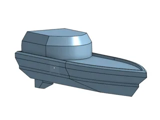 Simple Boat Model by Bobtherunner123 | Download free STL model ...