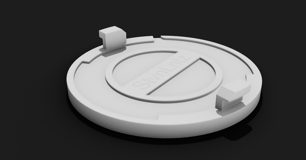 Hue Dimmer v2 battery cover by StvnLntz | Download free STL model ...