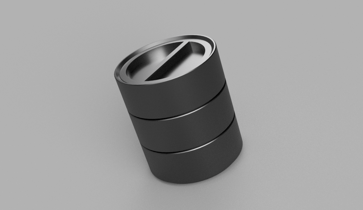 Stackable round containers