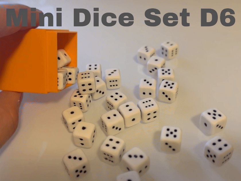 Mini Dice D6 Set