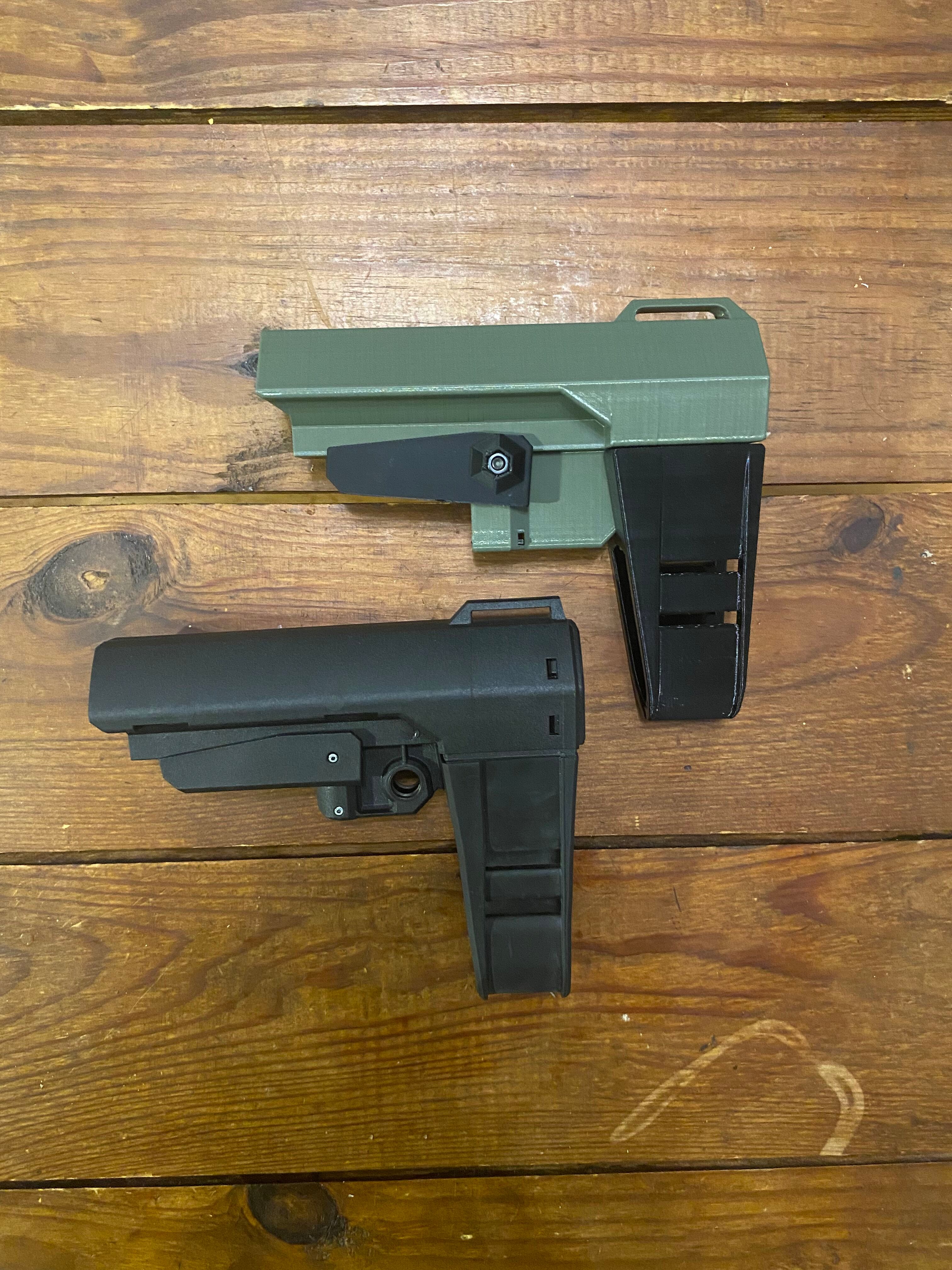 APB3 - Adjustable Pistol Brace by Bad Intelligence | Download free STL ...