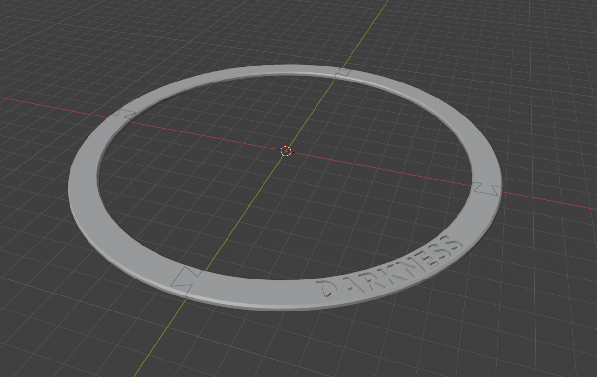 Darkness Tracker Ring (4 Parts)