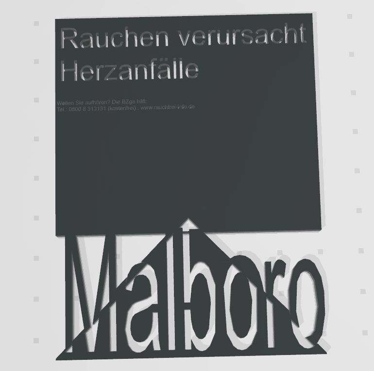 Malboro wand tatto