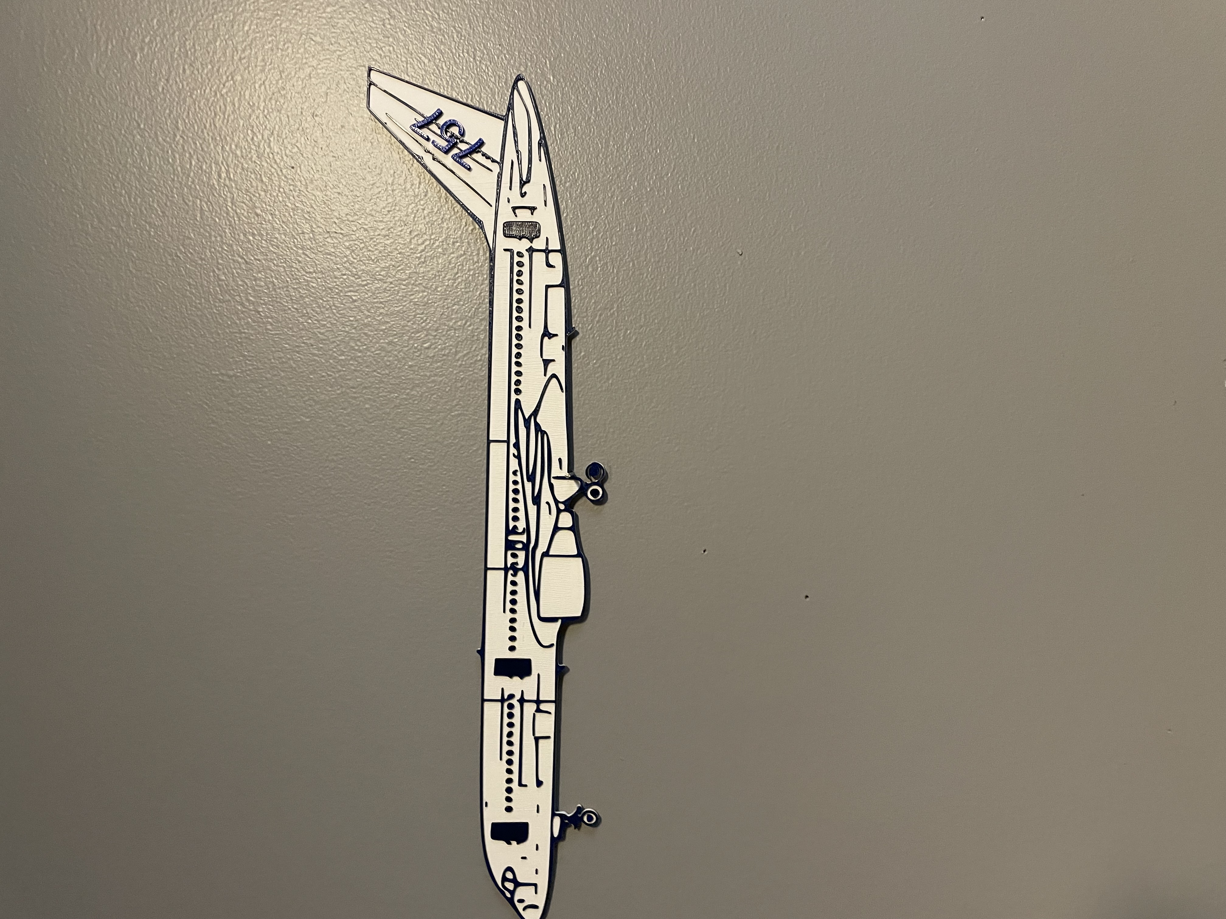Boeing 757 wall art