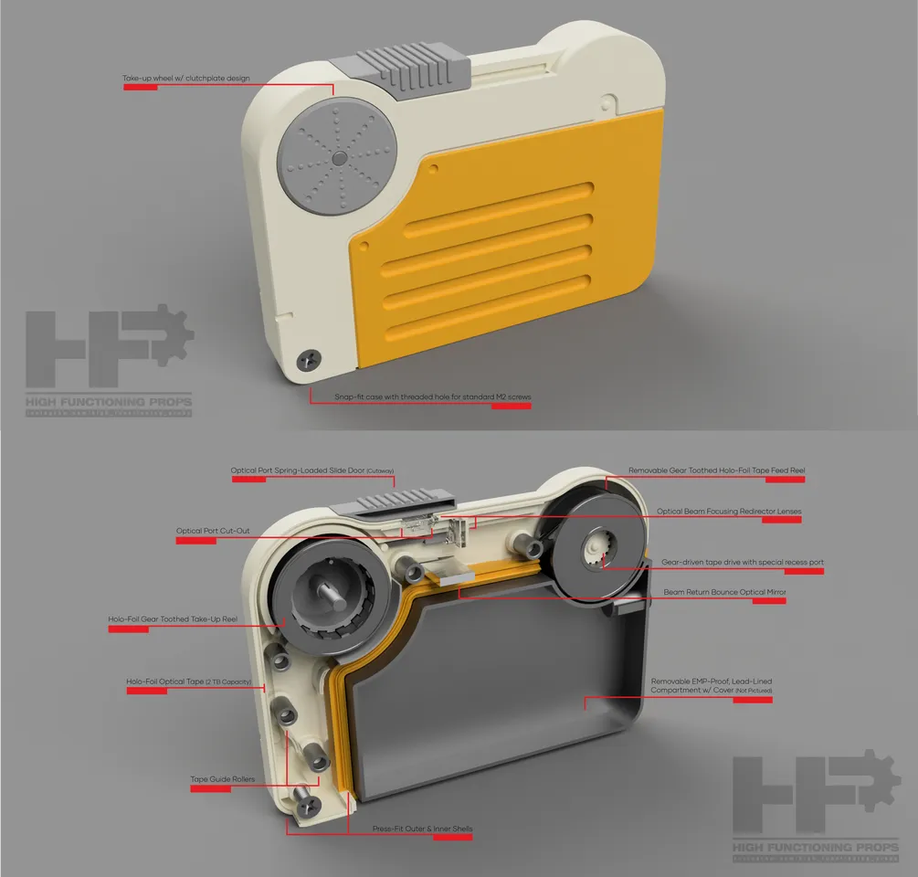 Tb jura boy Pip-Boy HOLOTAPE Mk. 1 from Fallout series, w/ highly detailed working  interior! autorstwa High Functioning Props | Pobierz darmowy model STL |  Printables.com