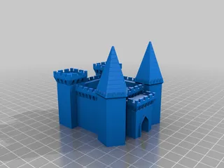 Basic castle by Butterlover06 | Download free STL model | Printables.com