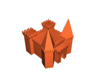 Basic castle by Butterlover06 | Download free STL model | Printables.com