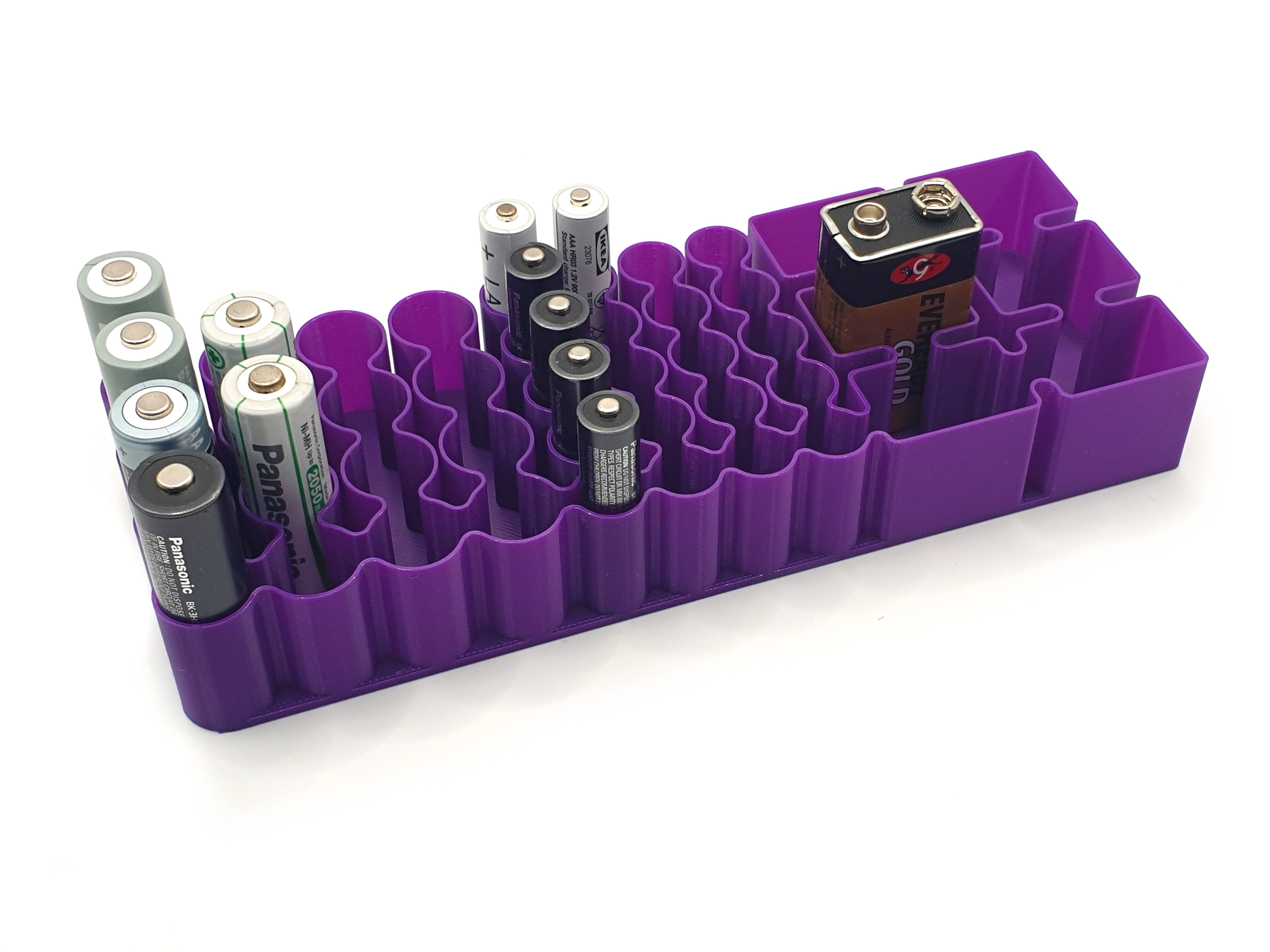 Vase Mode Battery Holder AA, AAA, 9V and 18650