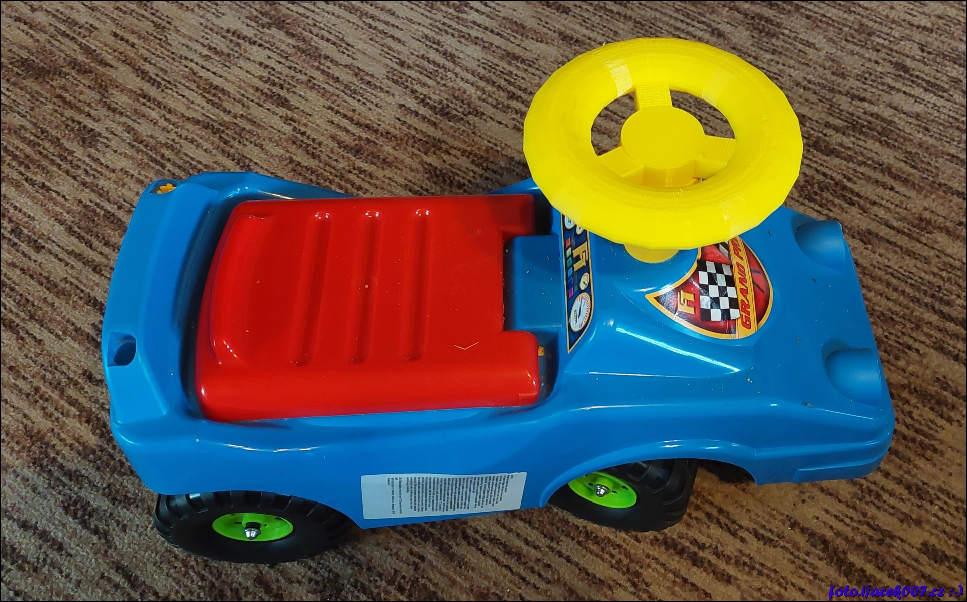 Volant na odrážedlo