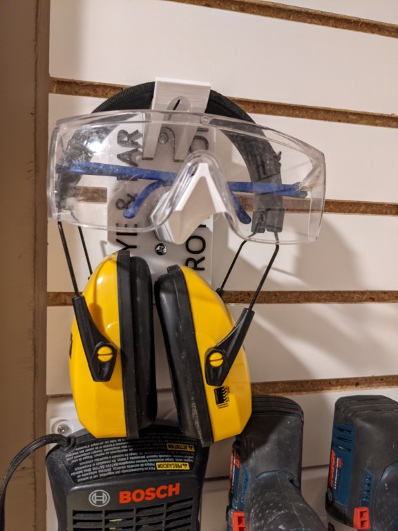 Eye and Ear Protection Mount