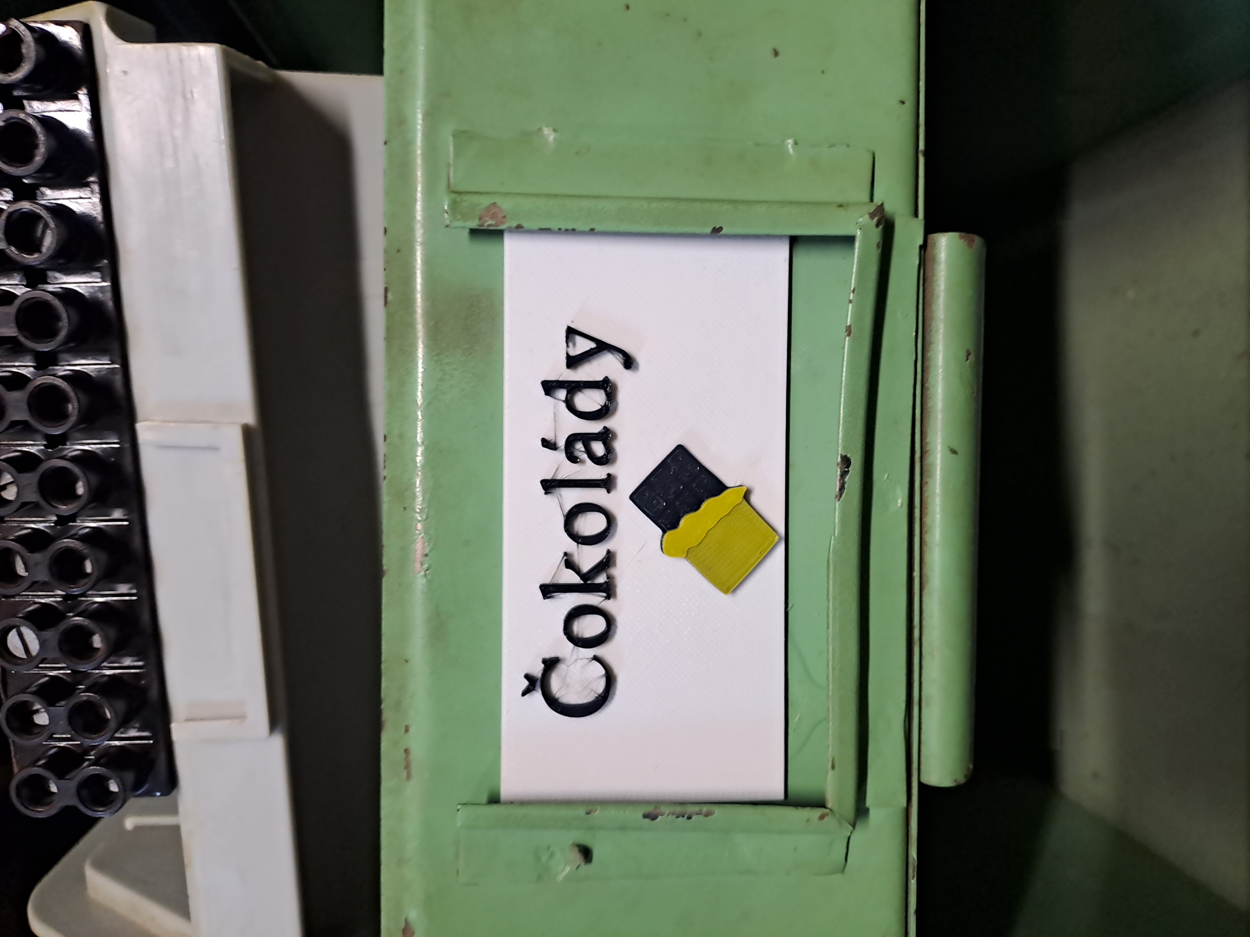 Chocolate tag