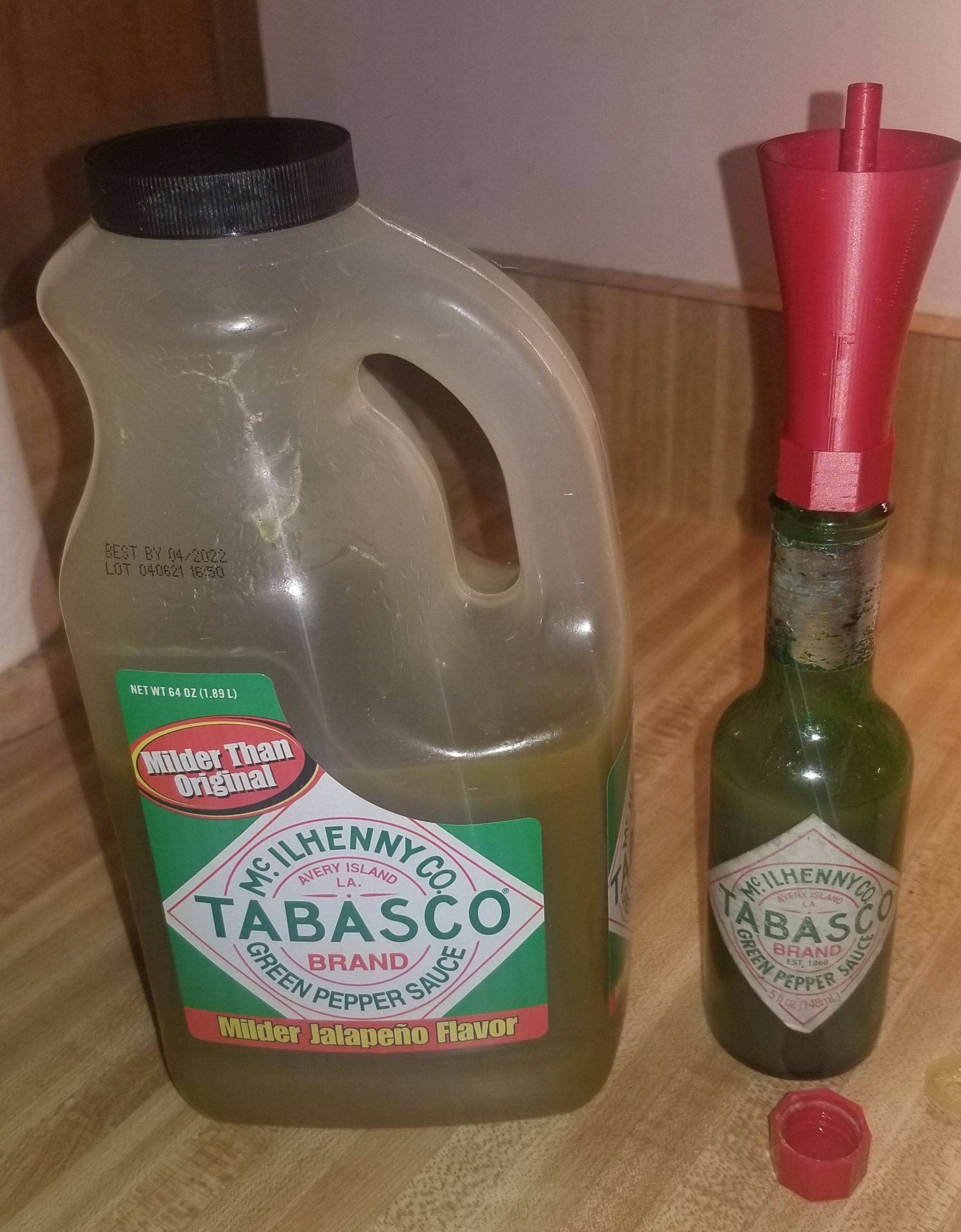 Tabasco Bottle Refill Funnel