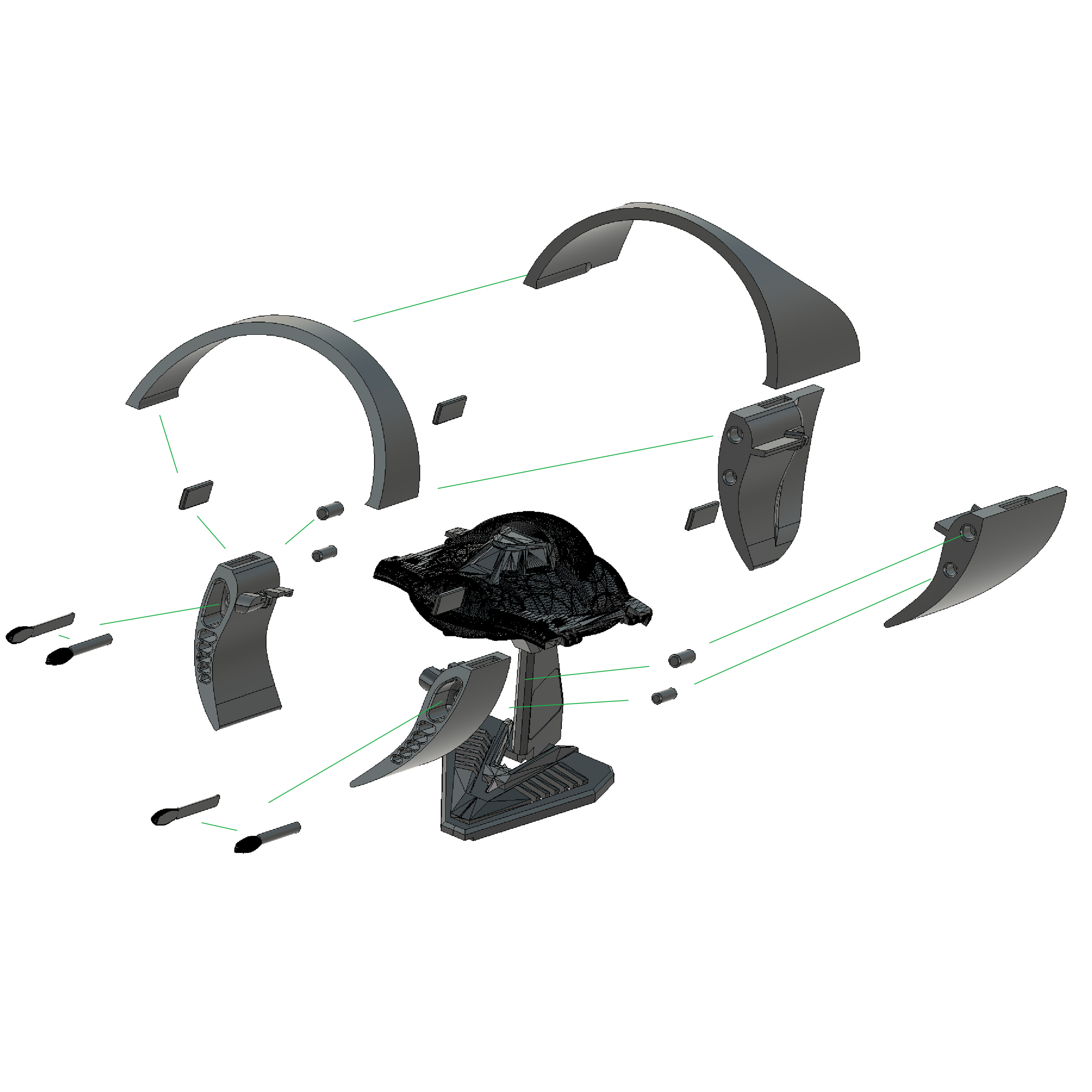 Miniatura 2 do modelo 3D The needle Threader - 1:30 Scale