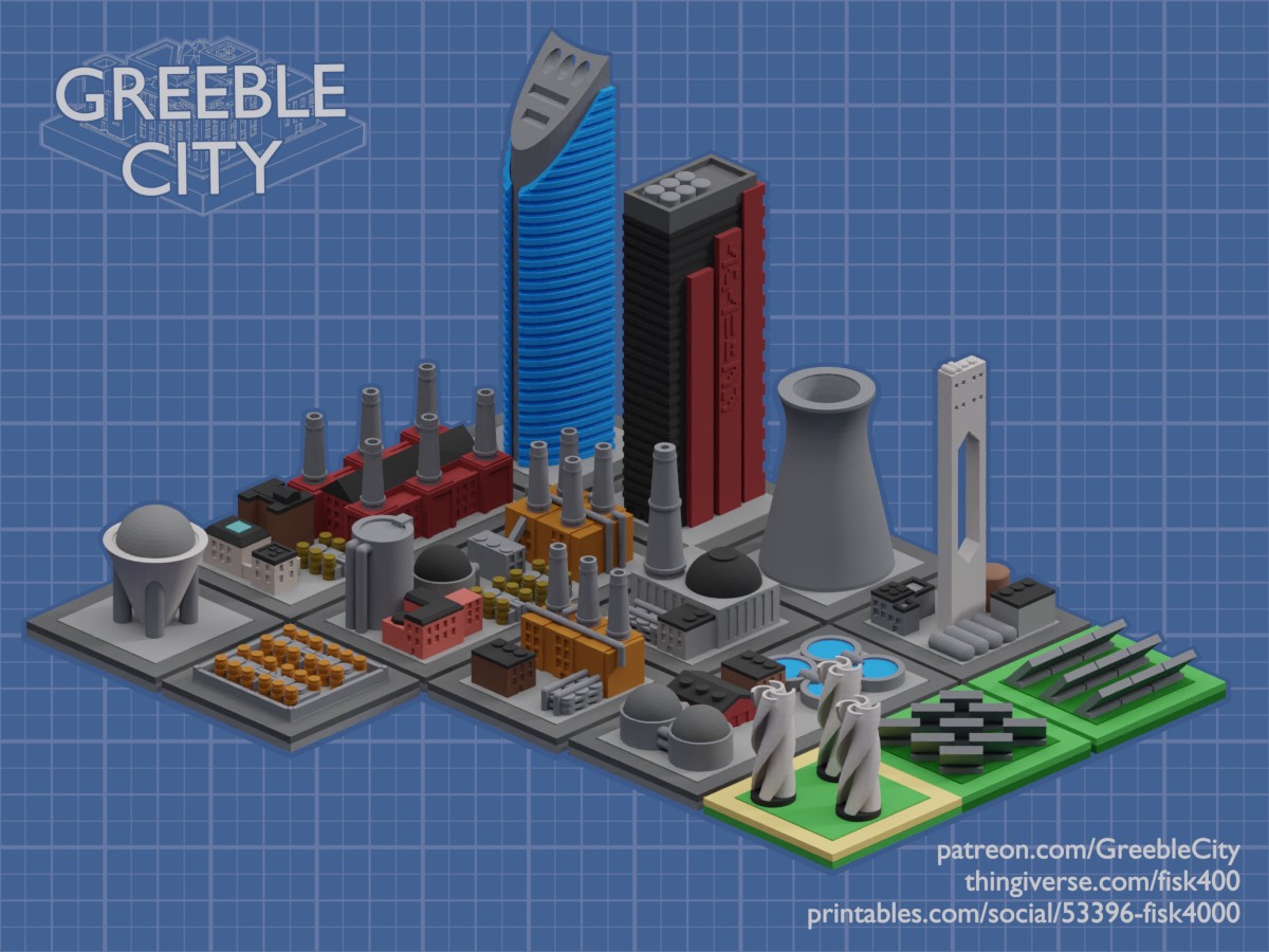 GreebleCity: Set 04 (2024 Version)