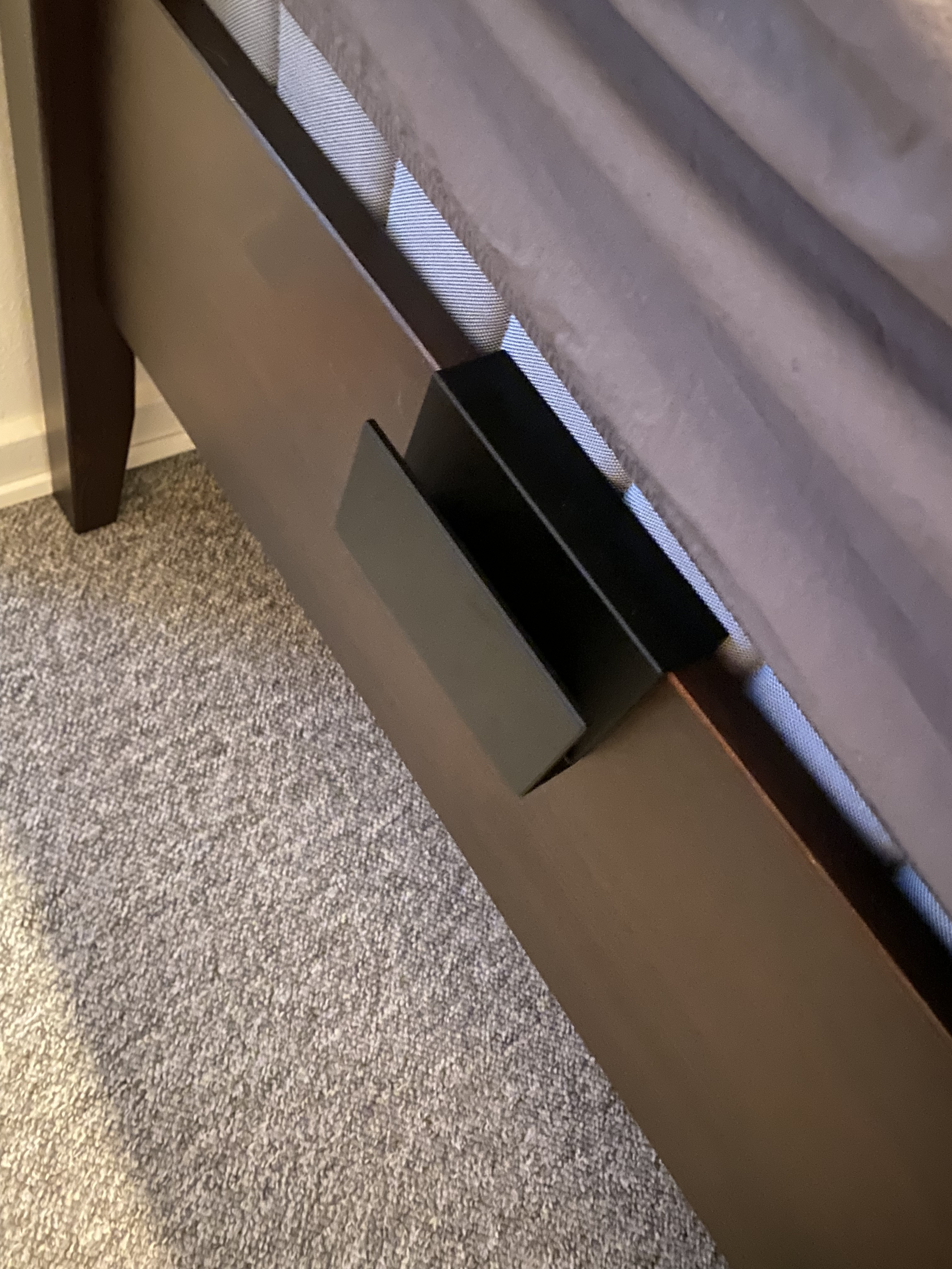 Phone holder for bed side