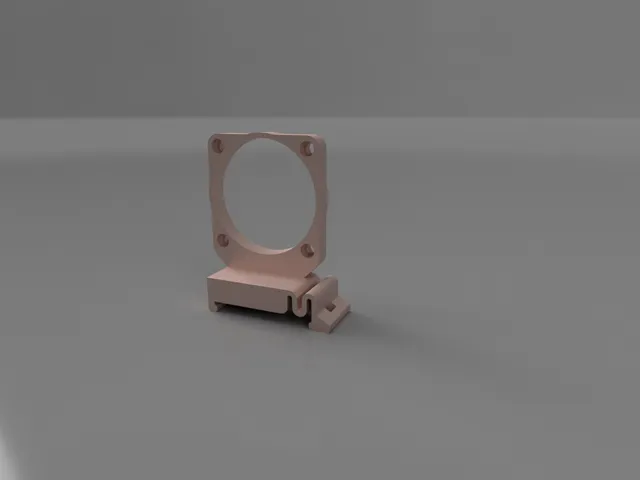 4010 Fan on Din Rail Mount