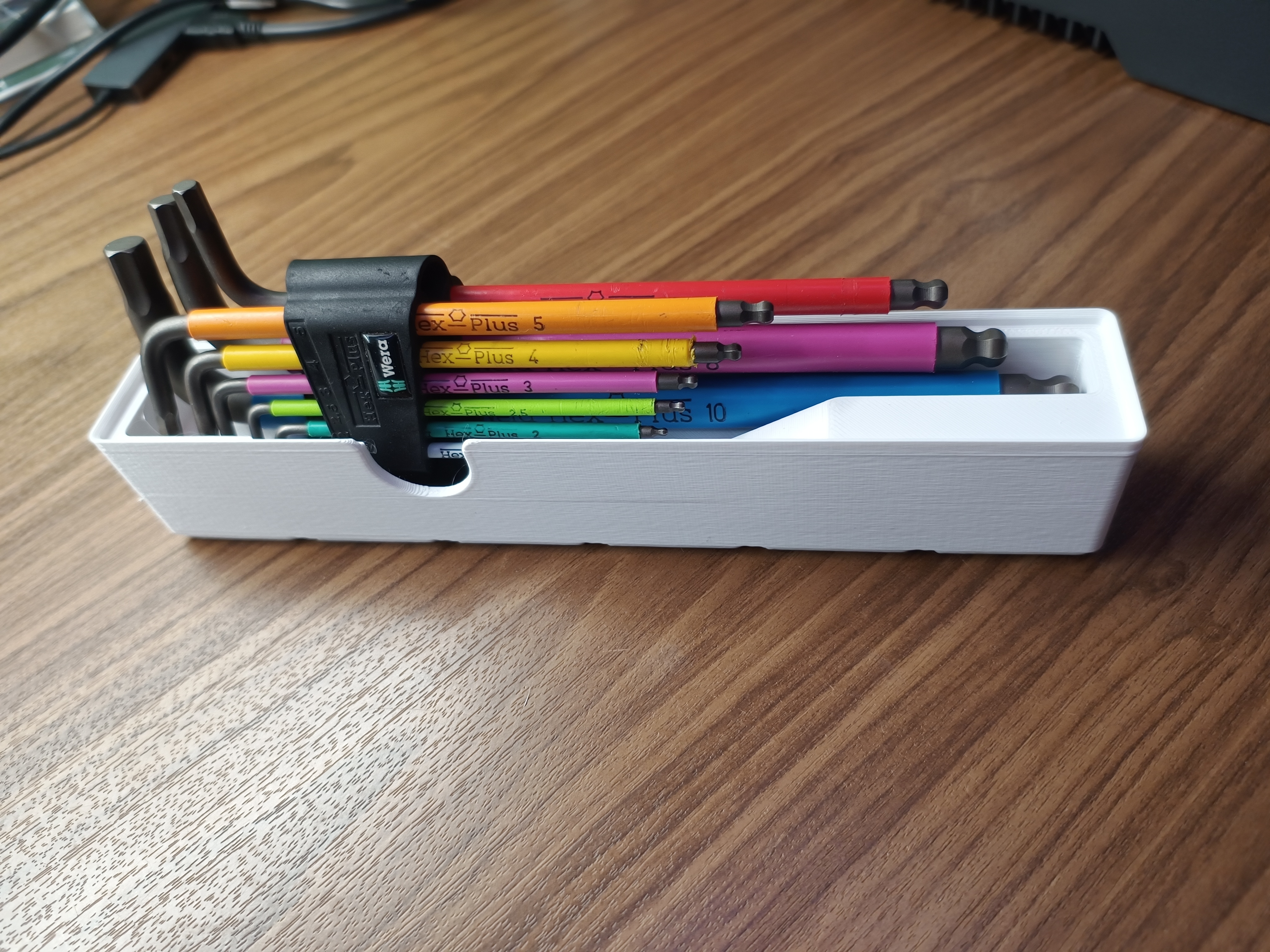 Gridfinity holder for Wera Hex Plus L key set