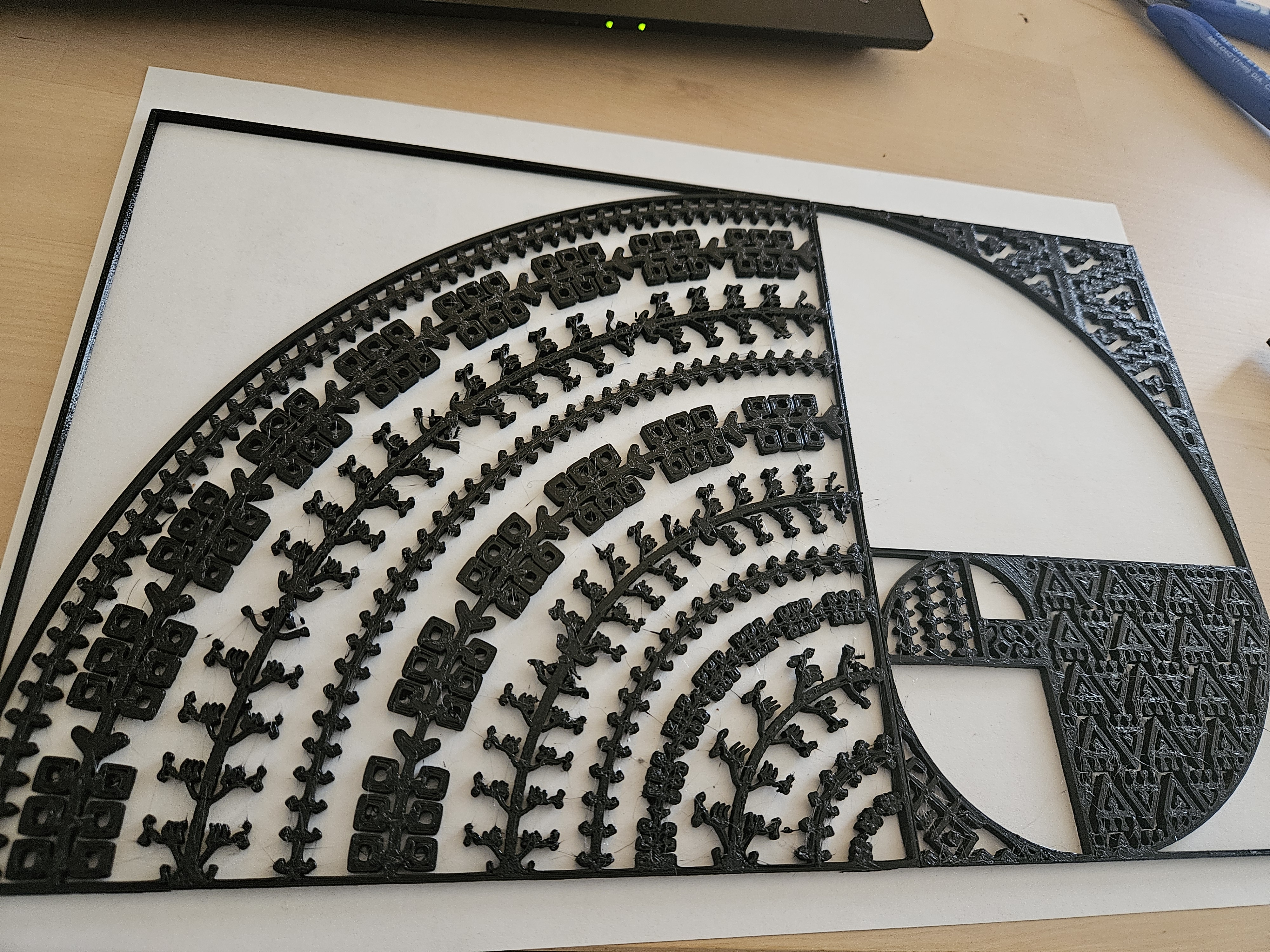 TURKISH MOTIFS FIBONACCI WALL ART