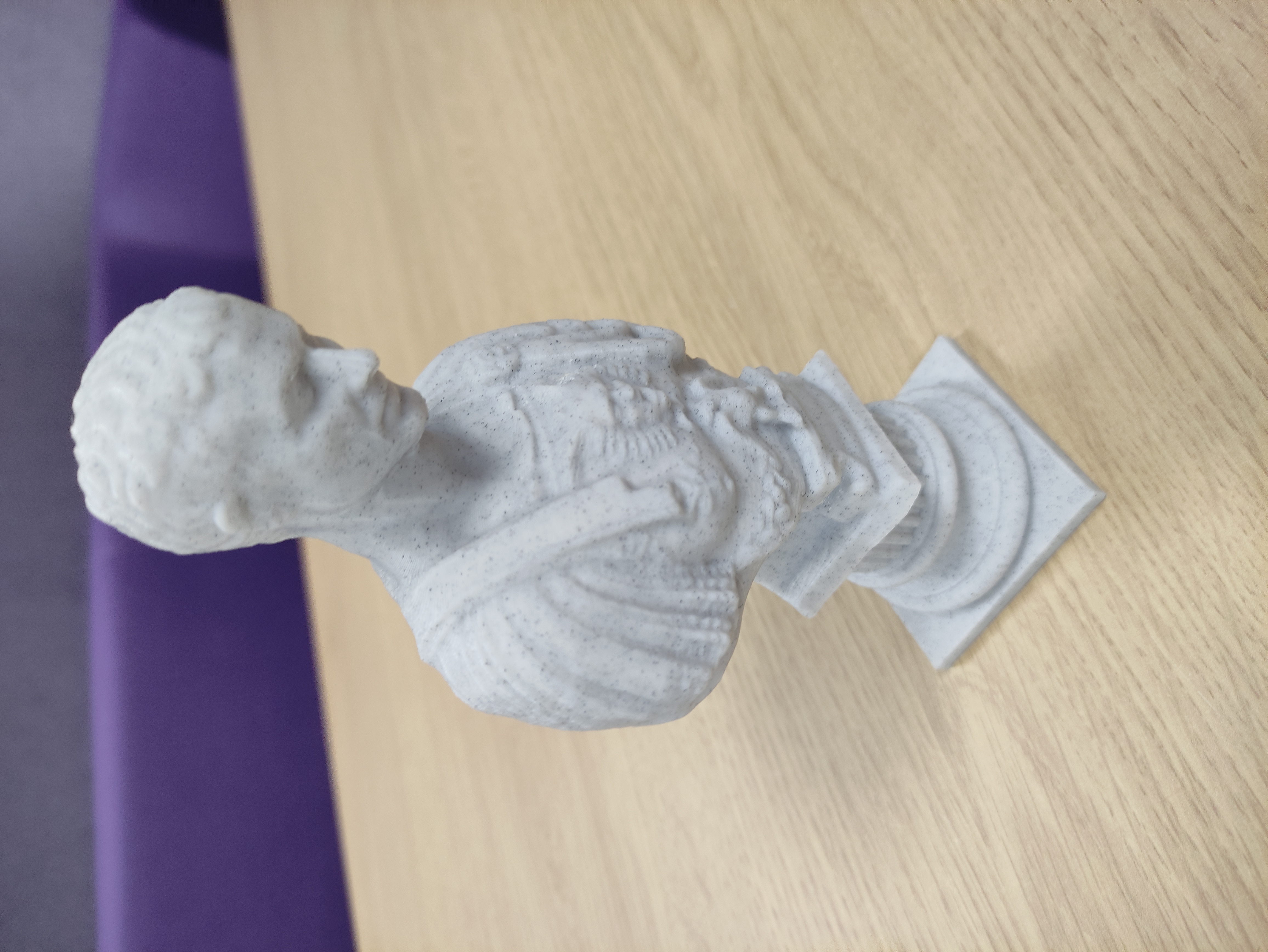 Julius Caesar On Ionic Column Pillar Base (Remix)