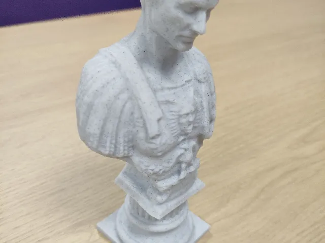 Julius Caesar On Ionic Column Pillar Base (Remix)