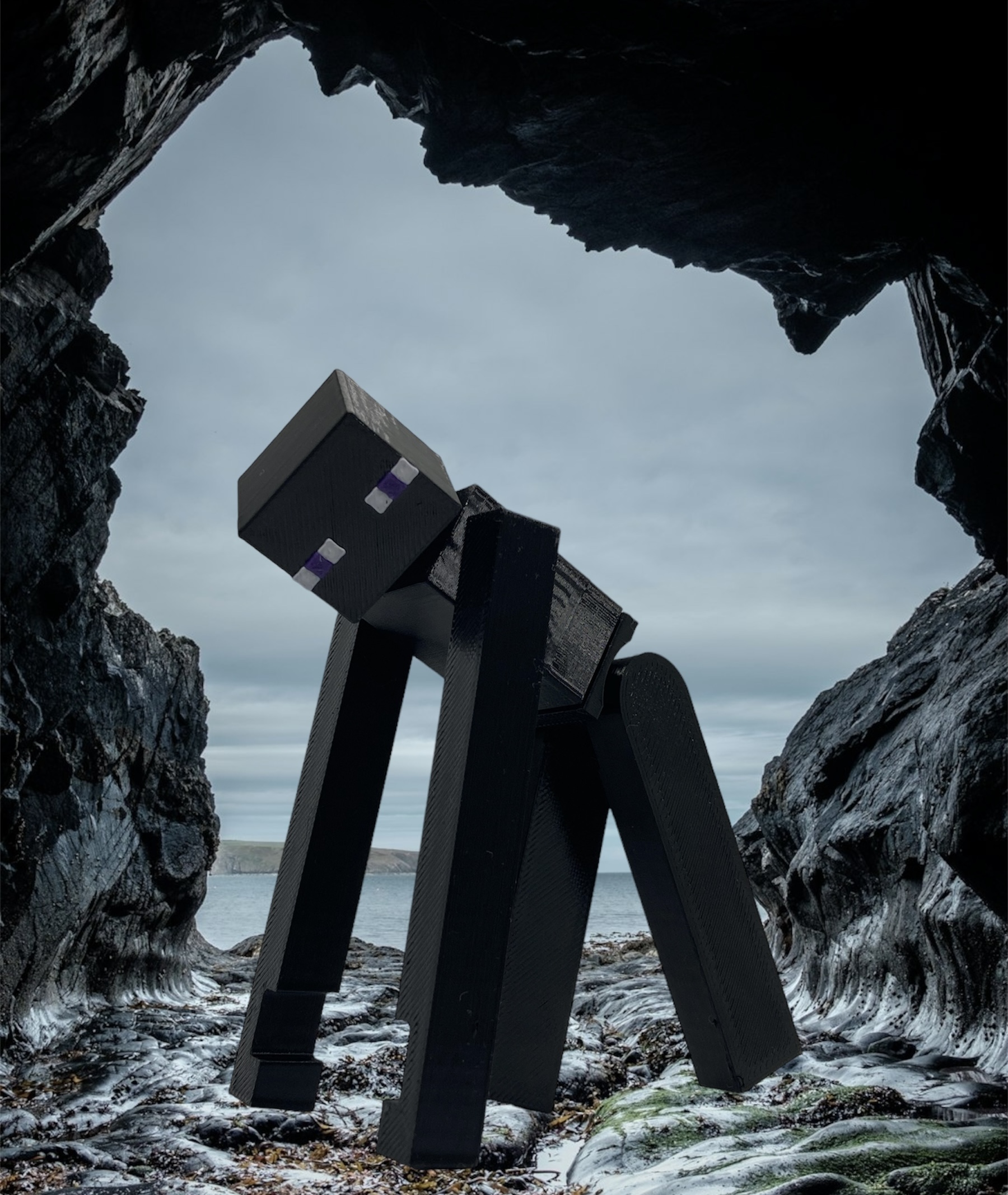 Enderman minecraft movable figure by Rott3D | Download free STL model ...