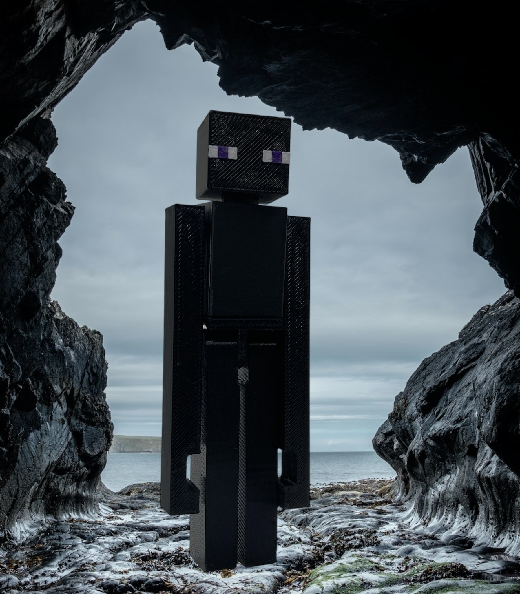 Enderman minecraft movable figure by Rott3D | Download free STL model ...