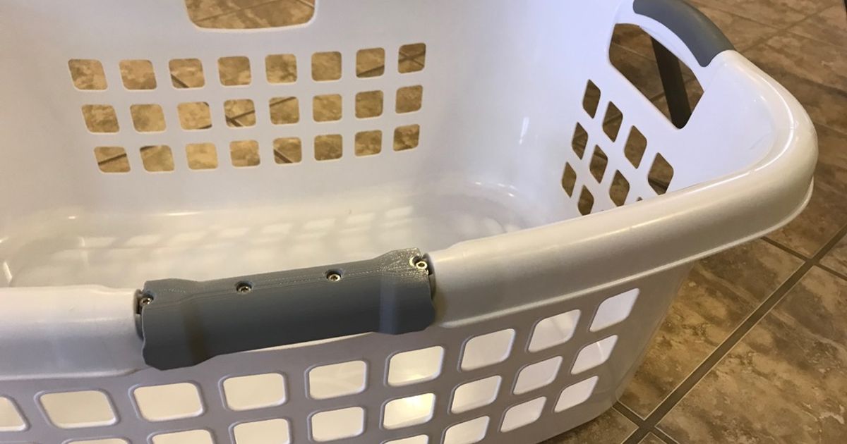 Laundry Basket Handle by Butterworth Design Download free STL model