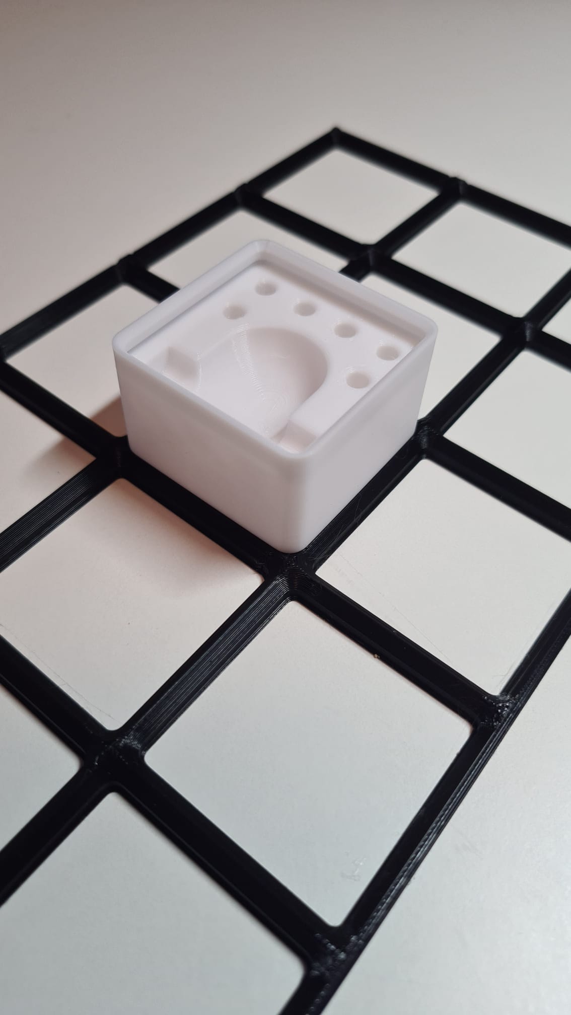 Miniatura 2 do modelo 3D Gridfinity-Module 1x1 - for heat insert tool