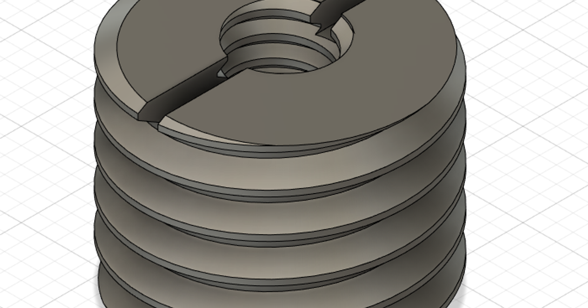 1 4 To 5 8 Thread Adapter By R Rex00 Download Free STL Model 1-4-to-5-8-thread-adapter-by-r-rex00-download-free-stl-model
