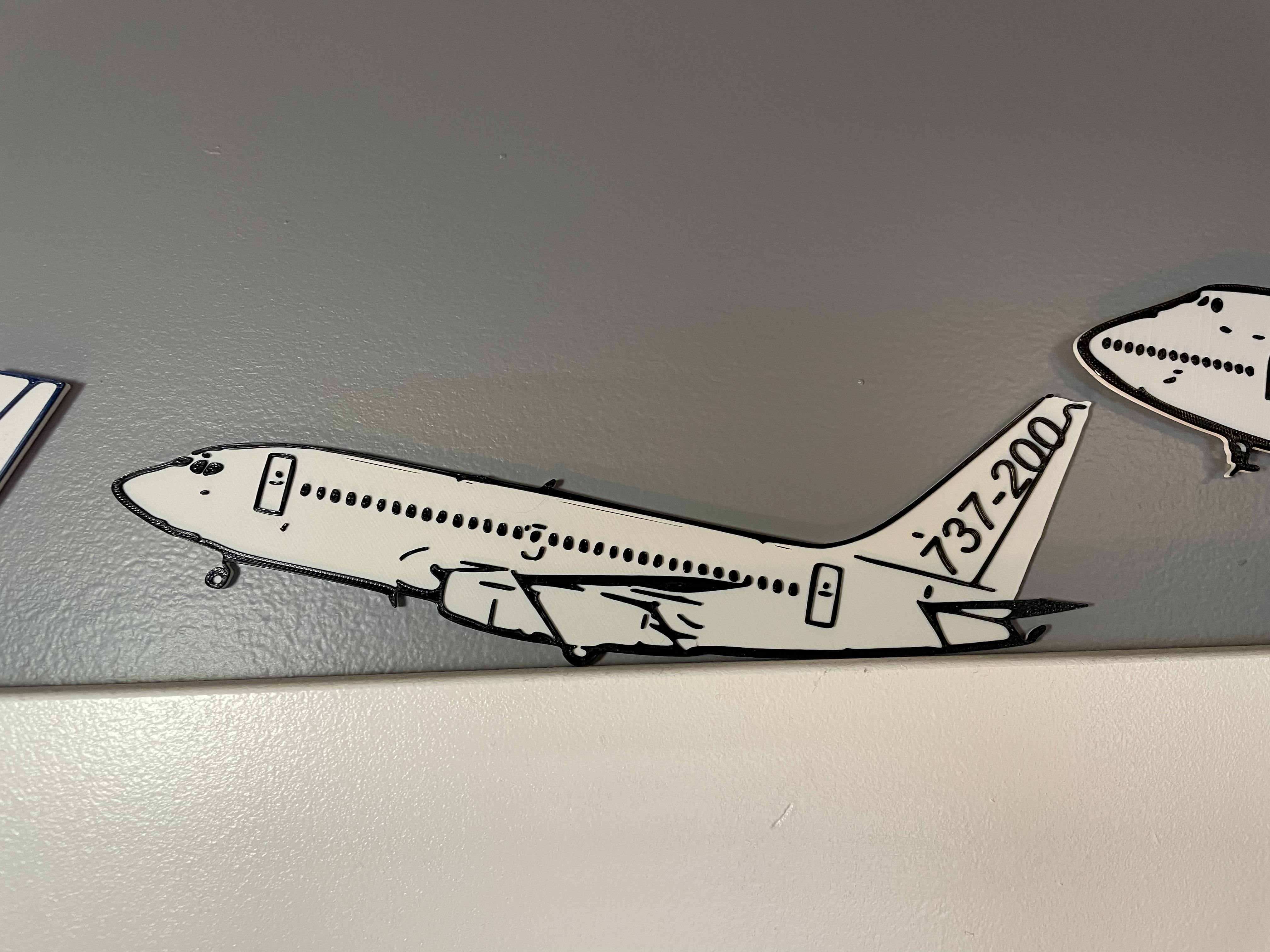 Boeing 737-200 wall art