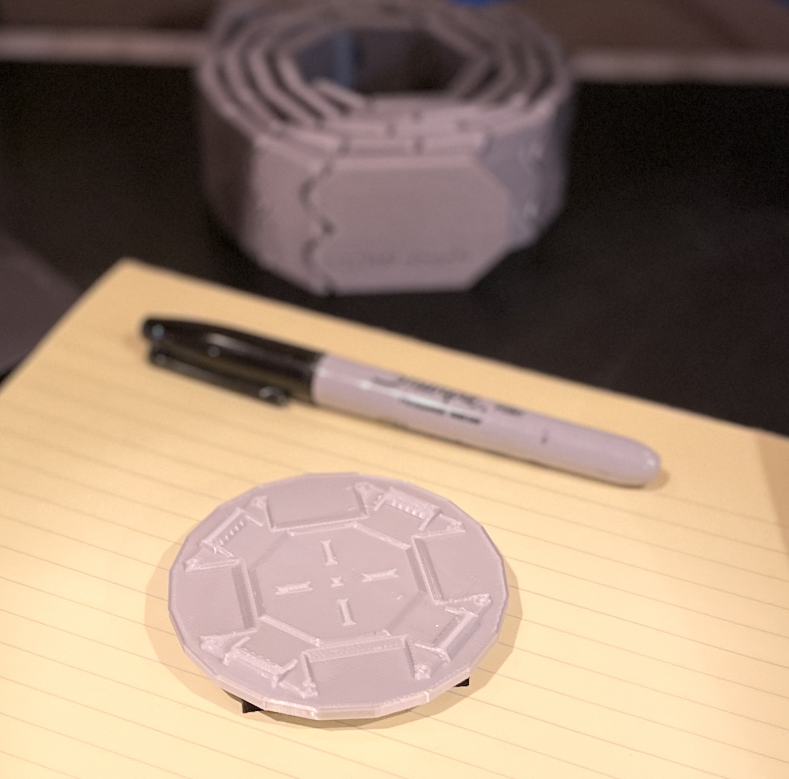 Space themed heli pad coaster by Bossskillit | Download free STL model ...