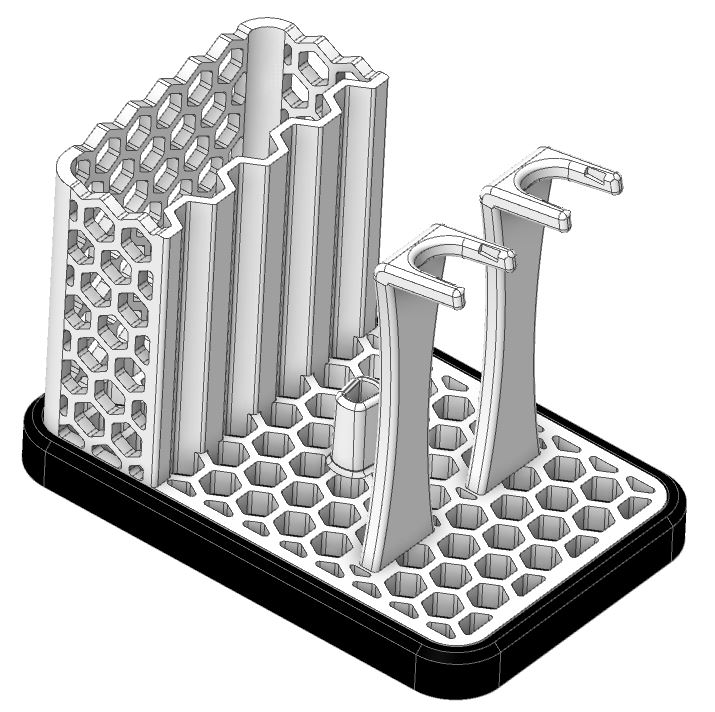 Oral-B Toothbrush Stand/Holder with Chamber.
