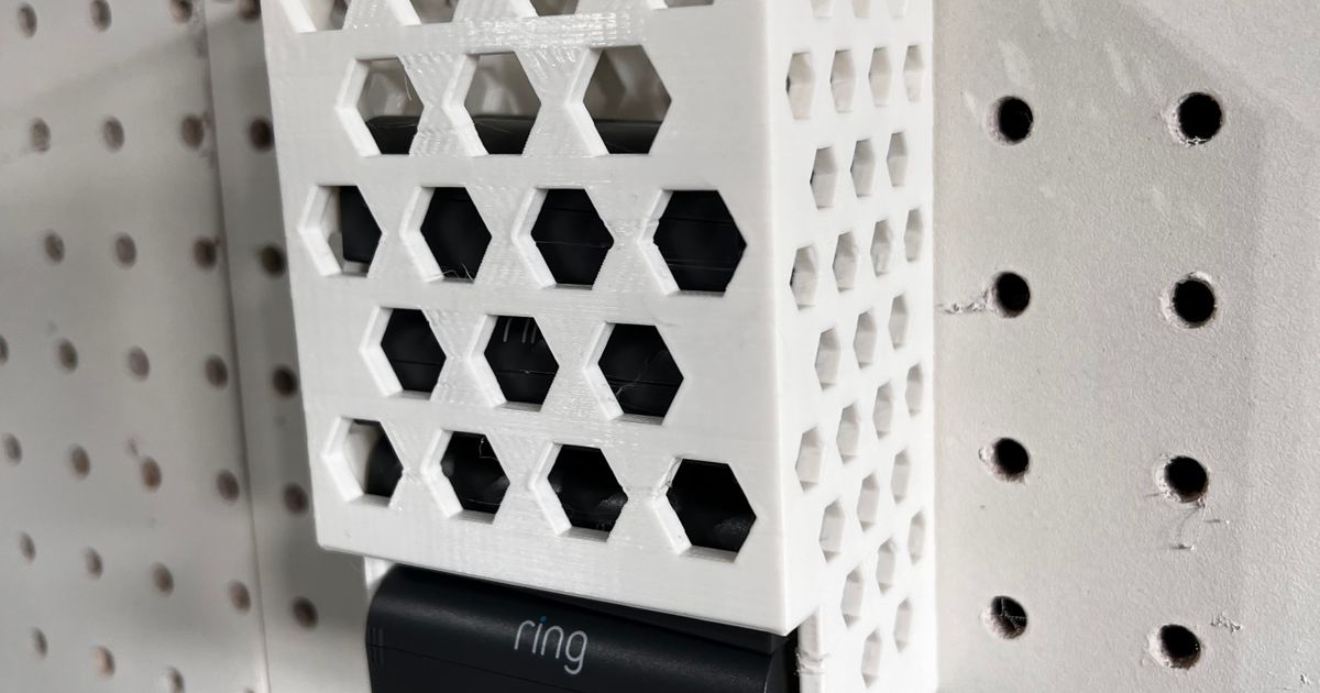 Chime Ring Battery Pegboard Hopper by ZNielsen Download free STL