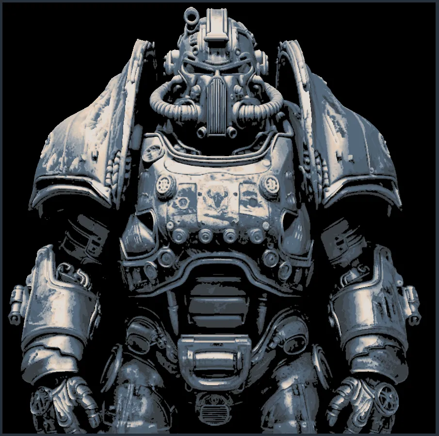 Hueforge Fallout Power Armor - 4 Color by ZGremlin | Download free STL  model | Printables.com, image size:905x899