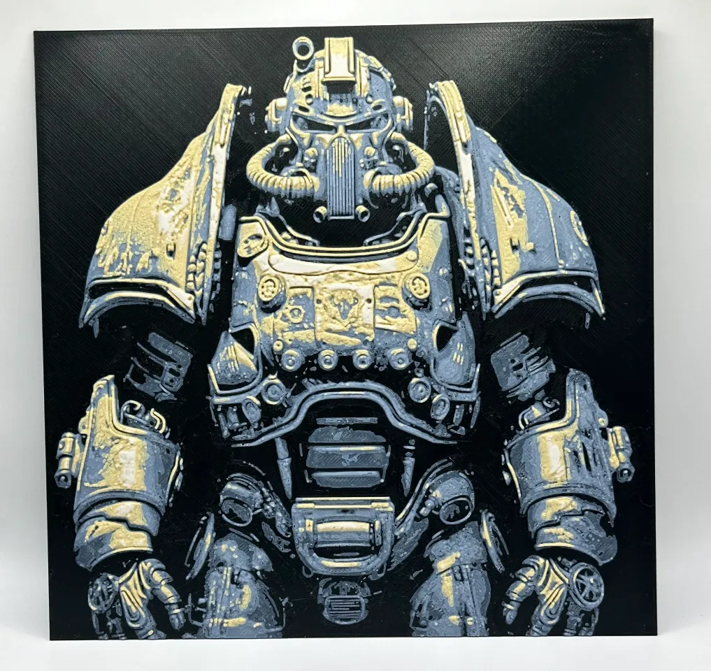 Hueforge Fallout Power Armor - 4 Color by ZGremlin | Download free STL  model | Printables.com, image size:1017x960