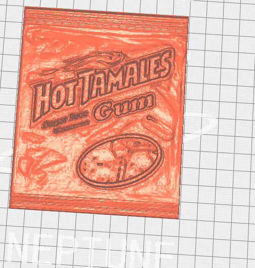 Hot tamale gum pack by austin simon | Download free STL model ...