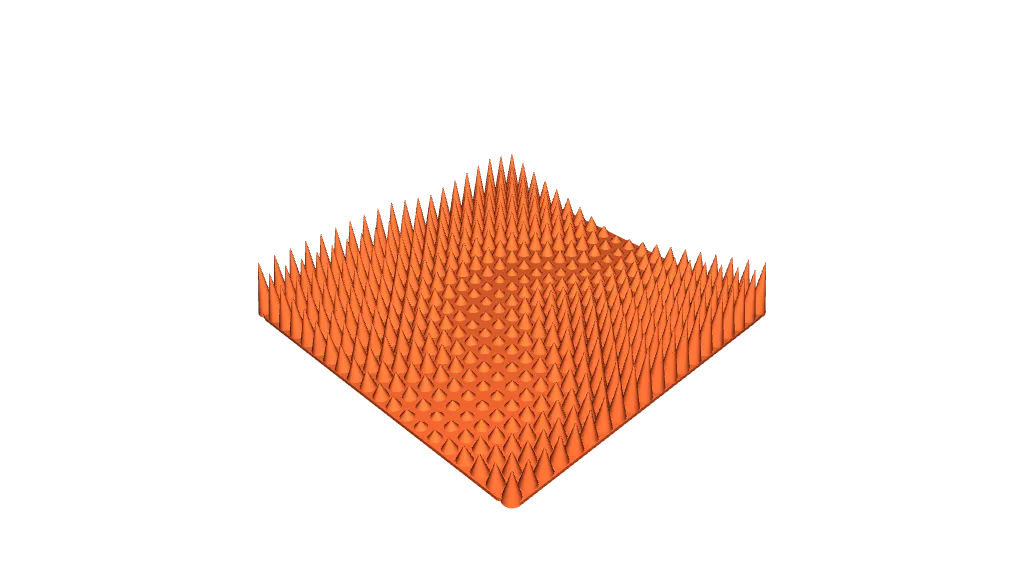 Spiky wall decoration by SamDe | Download free STL model | Printables.com