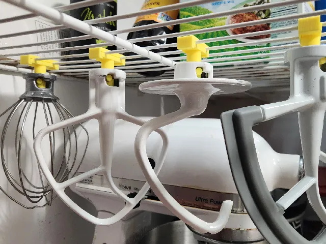 Kitchen Aid Stand Mixer Attachment Holder for Wire Rack Remix
