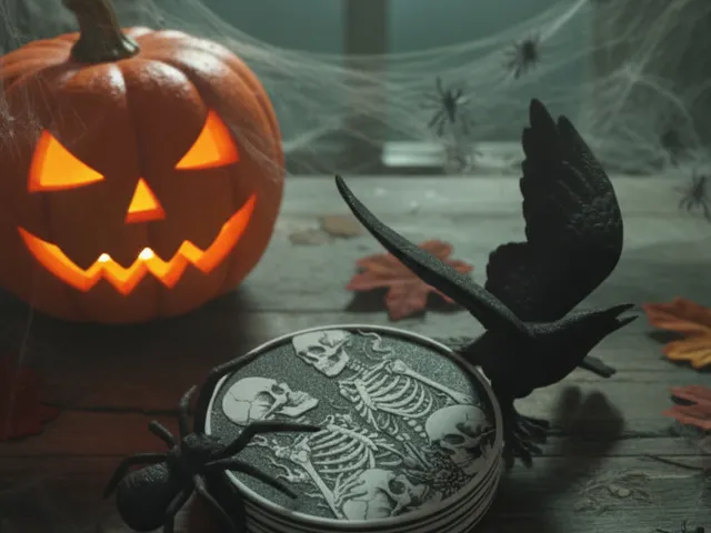 Creepy HALLOWEEN Coaster Case Display / Holder