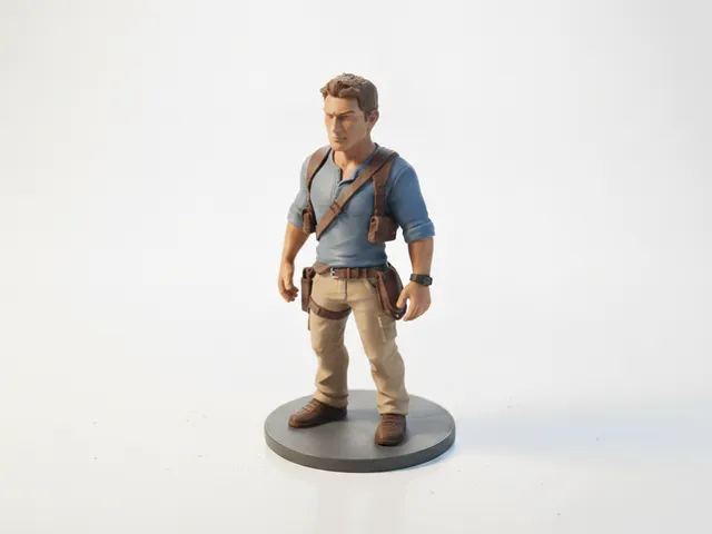 Nathan Drake Figurine Gaming Collectible 3D Printable