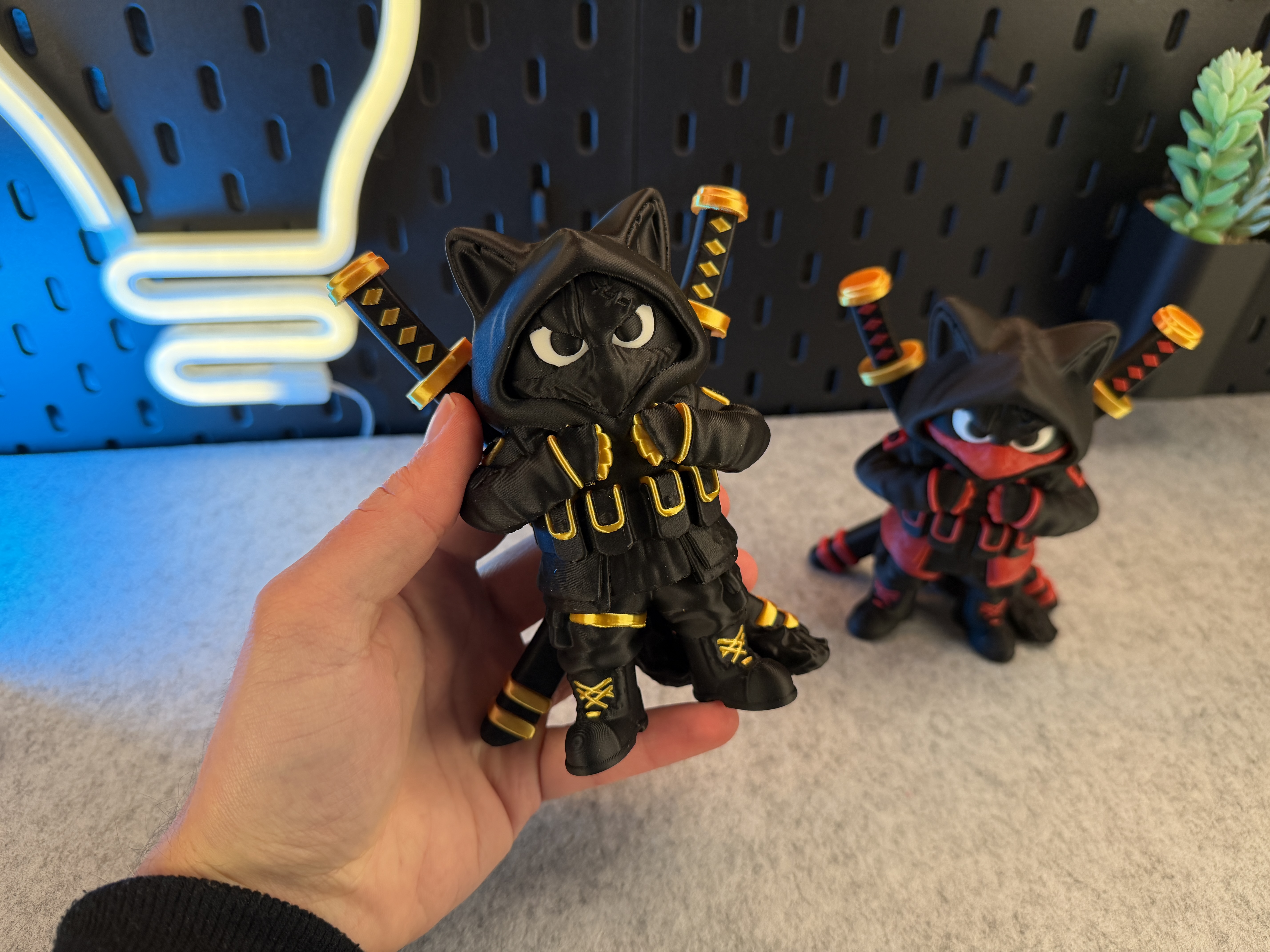 Miniatura 4 do modelo 3D Ninja Cat