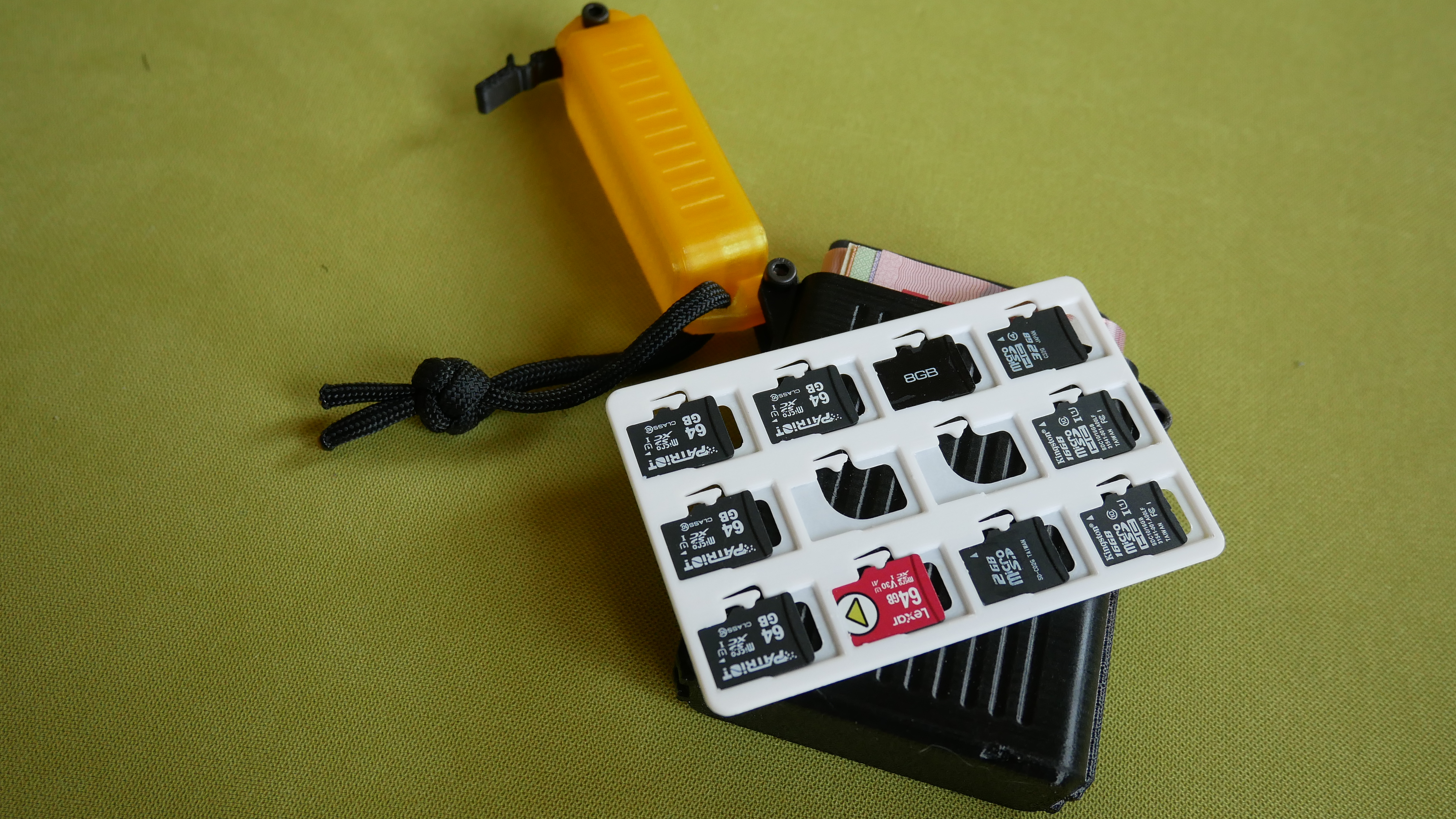 Credit Card Size MicroSD Card Holder