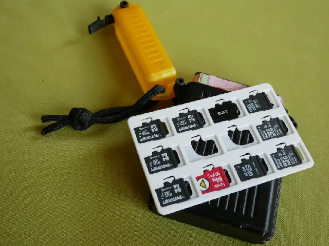 Credit Card Size MicroSD Card Holder