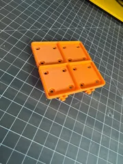 Gridfinity 2x4 for Skadis with t-nut mount