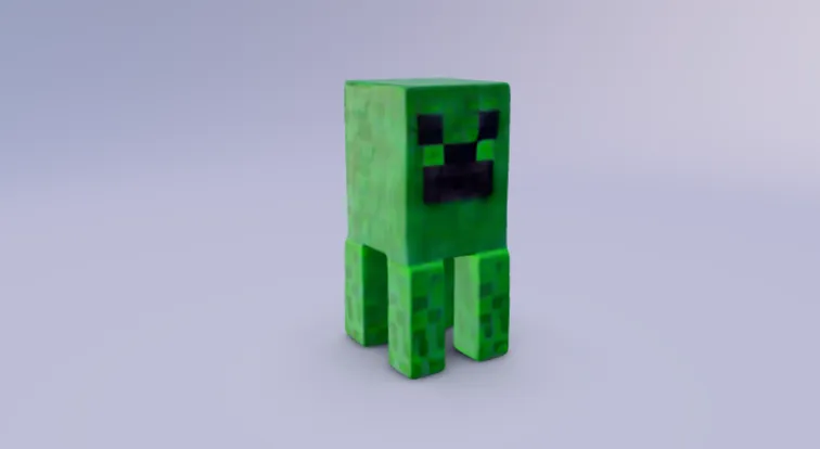 Minecraft creeper as a squid by austin simon | Download free STL model ...