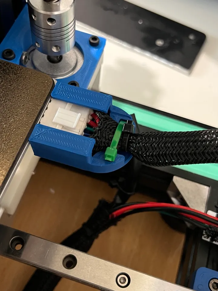 Cheap Strain Relief By Casting Hot Glue In A 3D Print