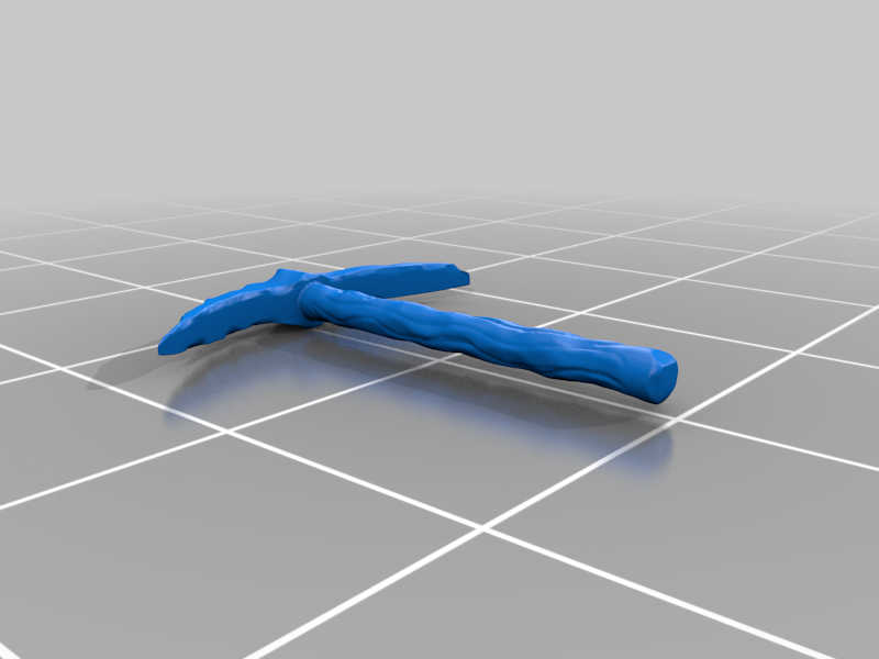 Miniatura 3 do modelo 3D Small Rough Pick Axe