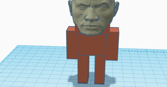 Minecraft Figure_Dwayne by brightideas99 | Download free STL model ...