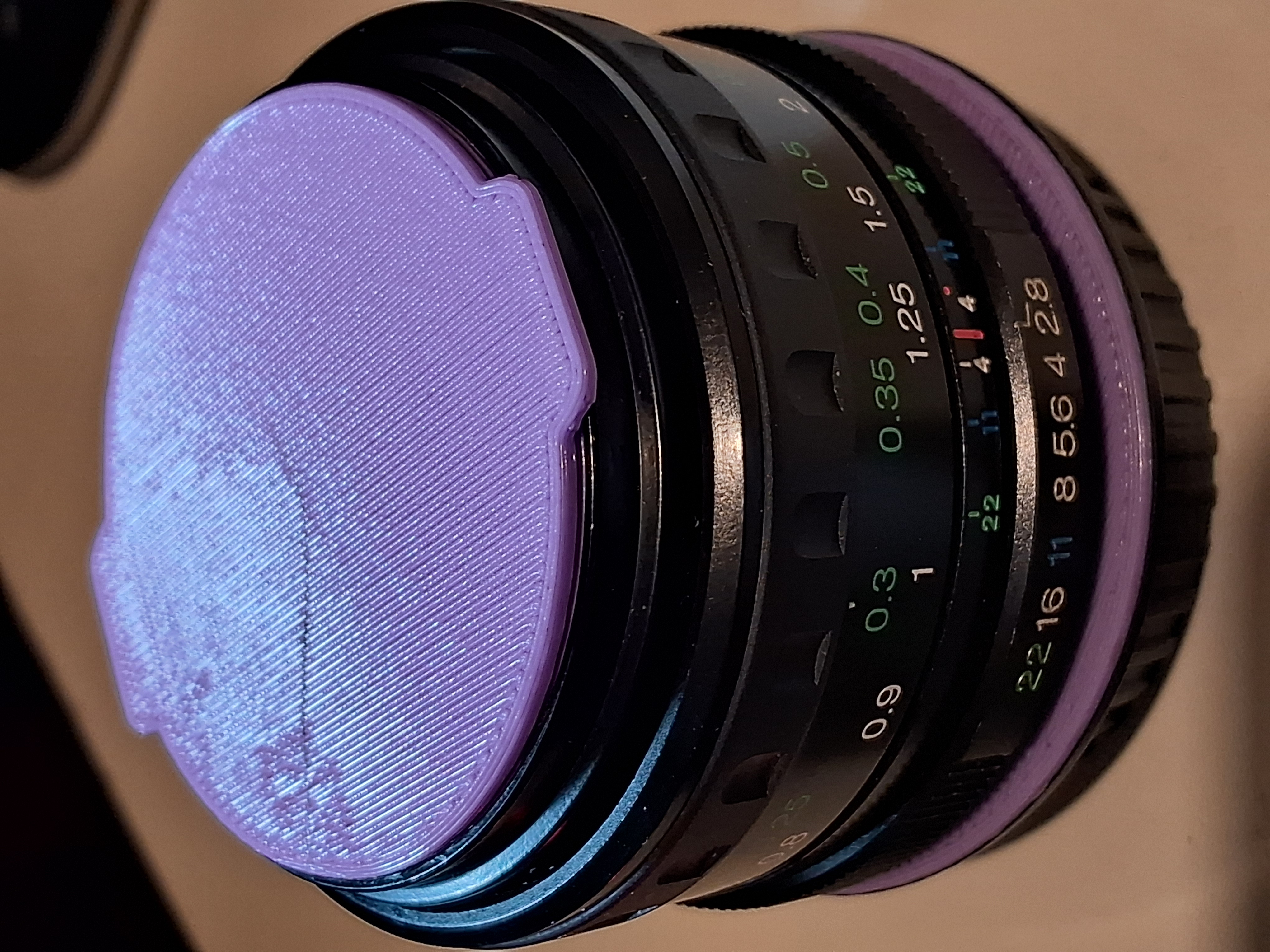 49mm lens cap with flaps
