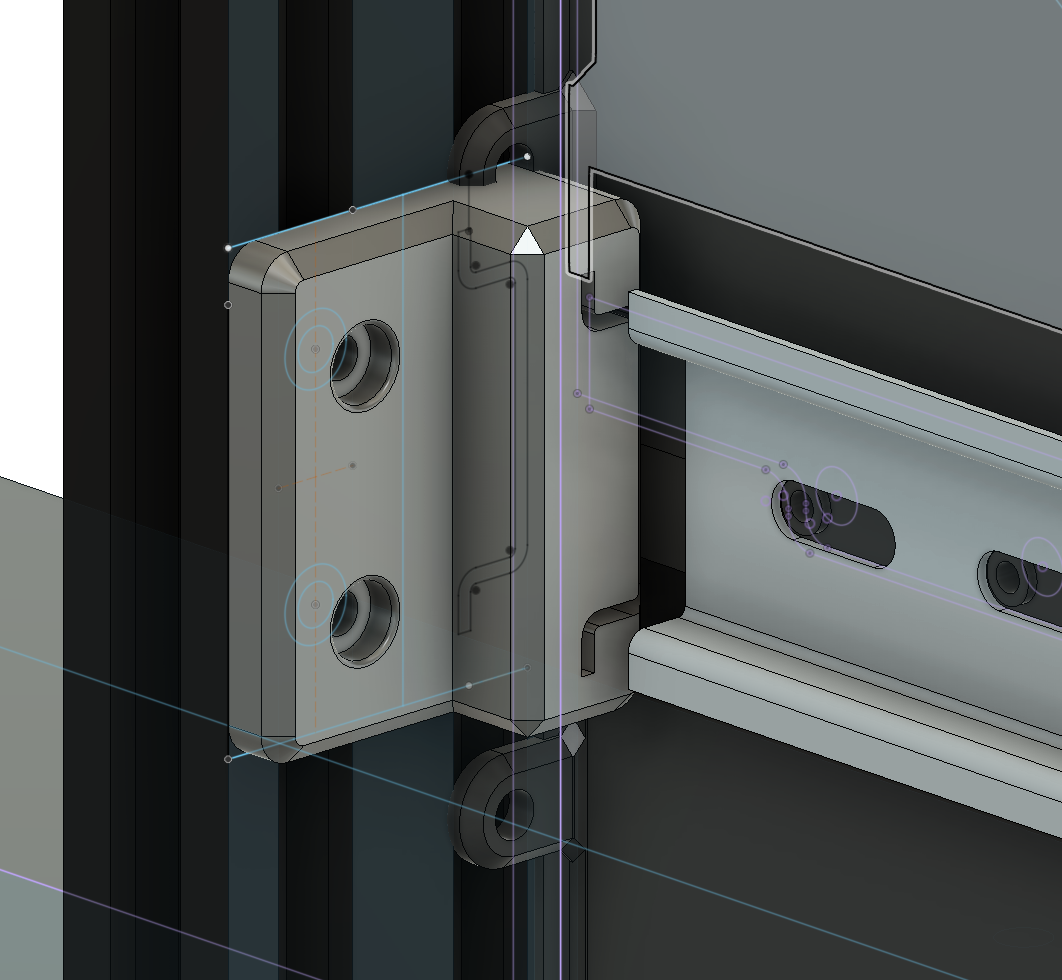 Ender 3NG DIN Rail Mounts 4020 by mattosully | Download free STL model ...